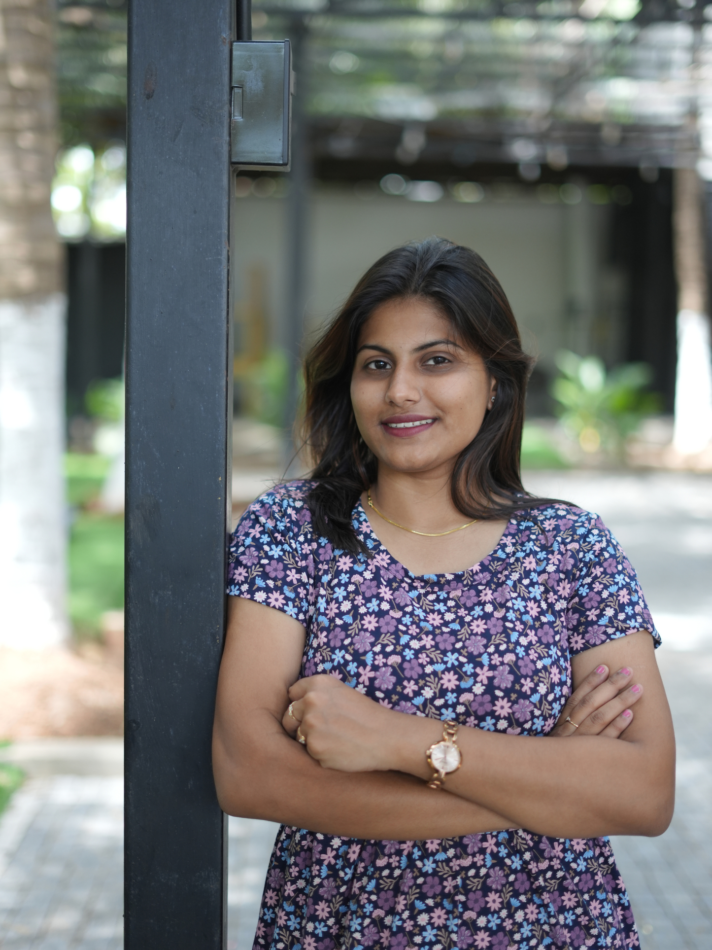 Palm Leaf | Zipless Maternity Maxi | Full Length | Normal Sleeve