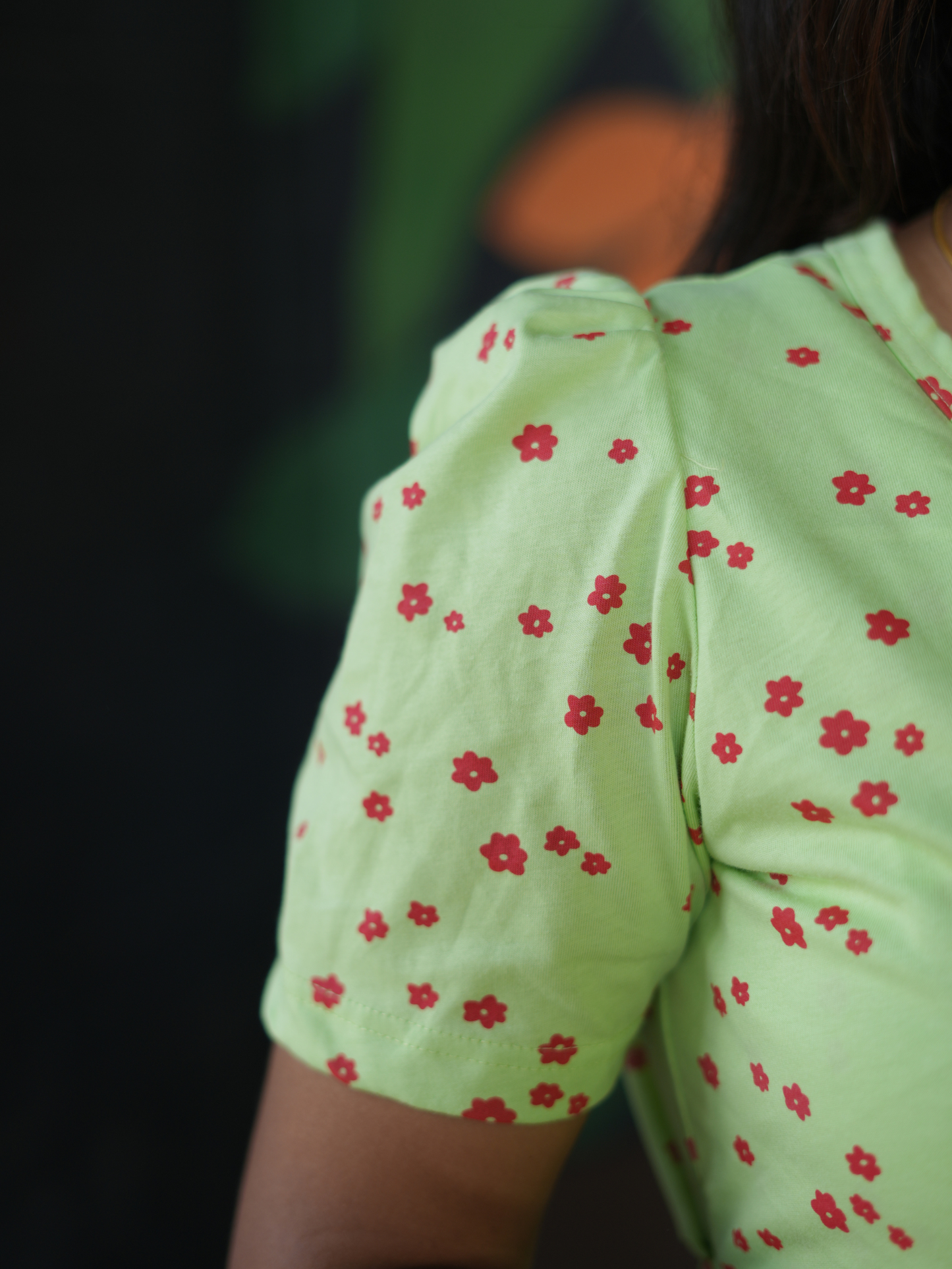 Green Floral | Zipless Maternity Maxi | Full Length