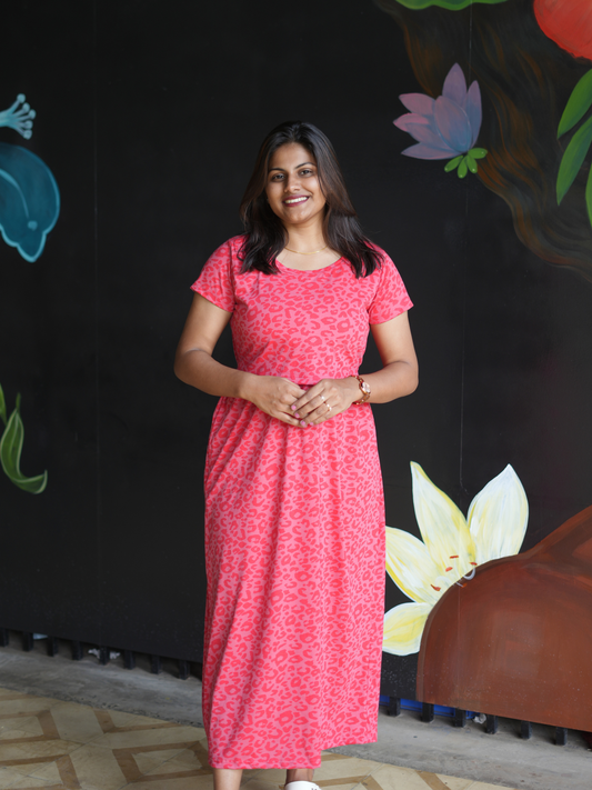 Jaguar | Zipless Maternity Maxi | Full Length | Normal Sleeve