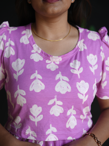 Pinky | Zipless Maternity Maxi | Full Length