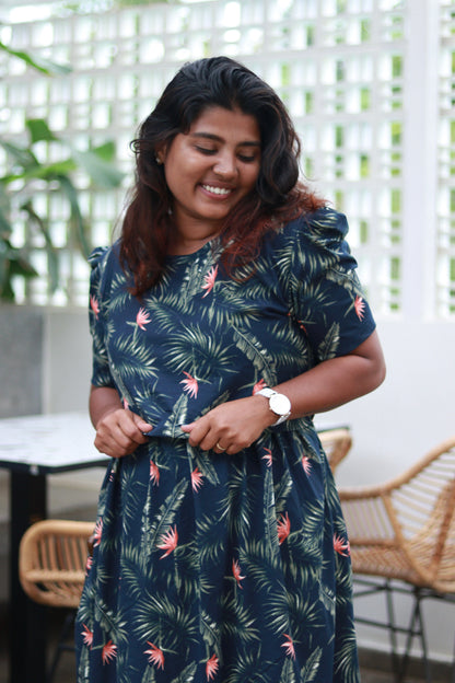 Tropical Garden |Full Length | Zipless Maternity Maxi
