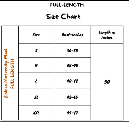 Heart Maxi | Zipless Maternity Maxi | Full Length