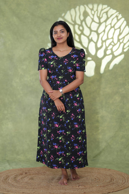 Splash of Joy| Zipless Maternity Maxi | Full Length