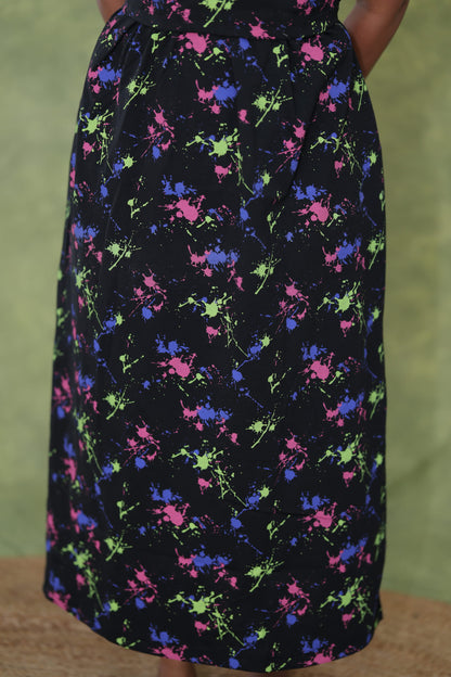 Splash of Joy| Zipless Maternity Maxi | Full Length