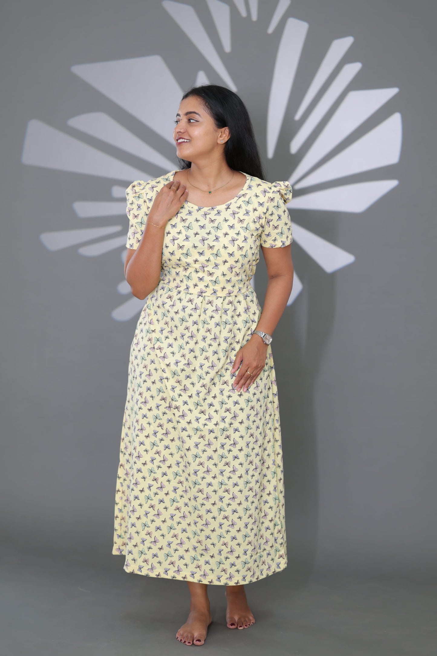 Rainbow Butterfly| Zipless Maternity Maxi | Full Length