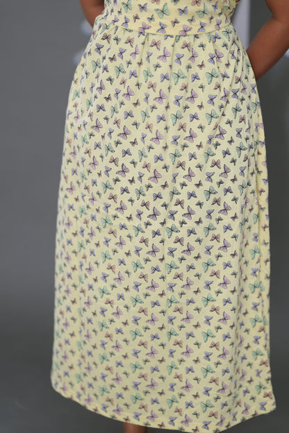 Rainbow Butterfly| Zipless Maternity Maxi | Full Length