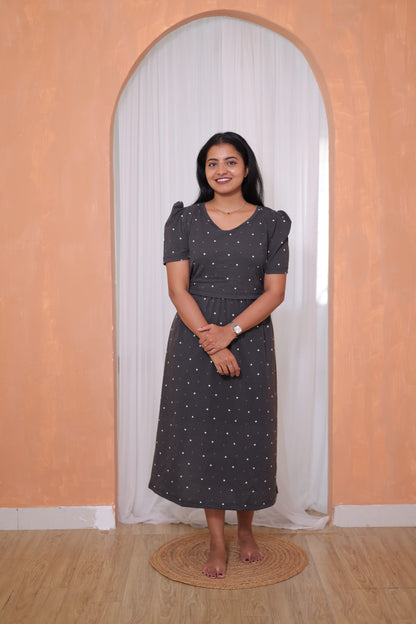 Sahara| Zipless Maternity Maxi | Calf Length