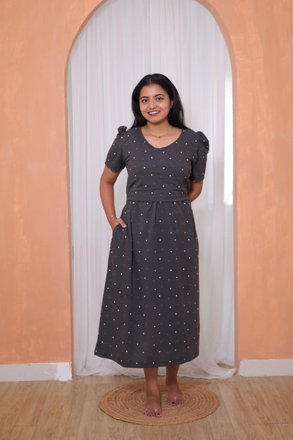 Sahara| Zipless Maternity Maxi | Calf Length