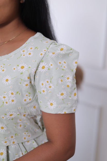 Chamomile Flower | ZIPLESS MATERNITY MAXI | CALF LENGTH