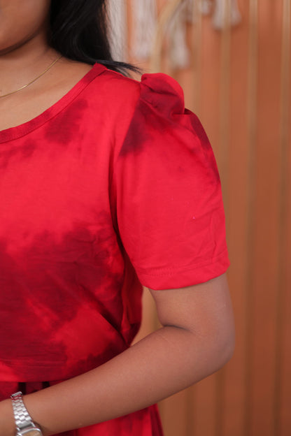 Cherry Blast | Zipless Maternity Maxi | Calf Length