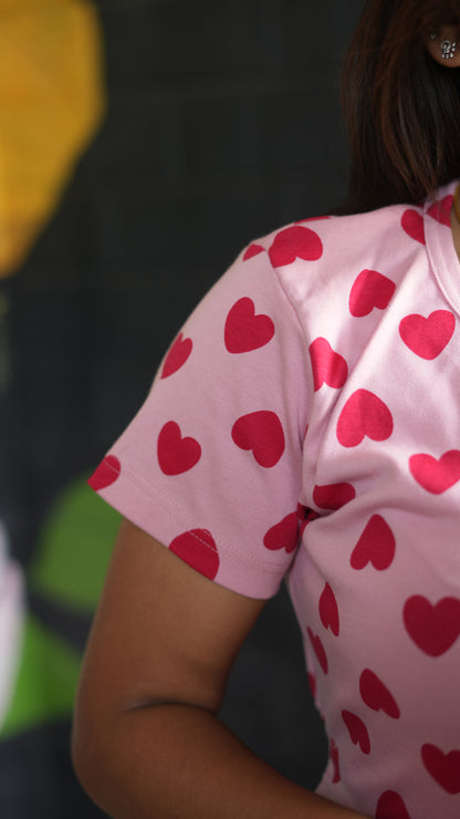 Heart maxi  | ZIPLESS MATERNITY MAXI | FULL LENGTH