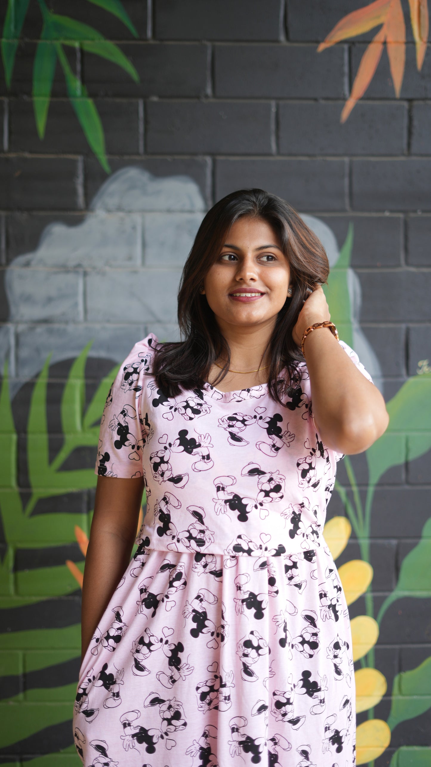 Mickey | ZIPLESS MATERNITY MAXI| Full Length | Puff Sleeve