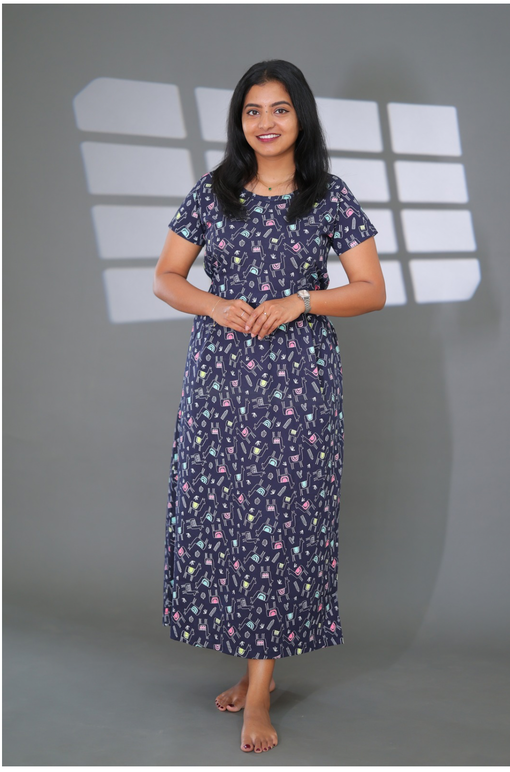 Cartoon  | Zipless Maternity Maxi | Full Length