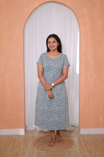Samaira | Zipless Maternity Wear | Calf Length