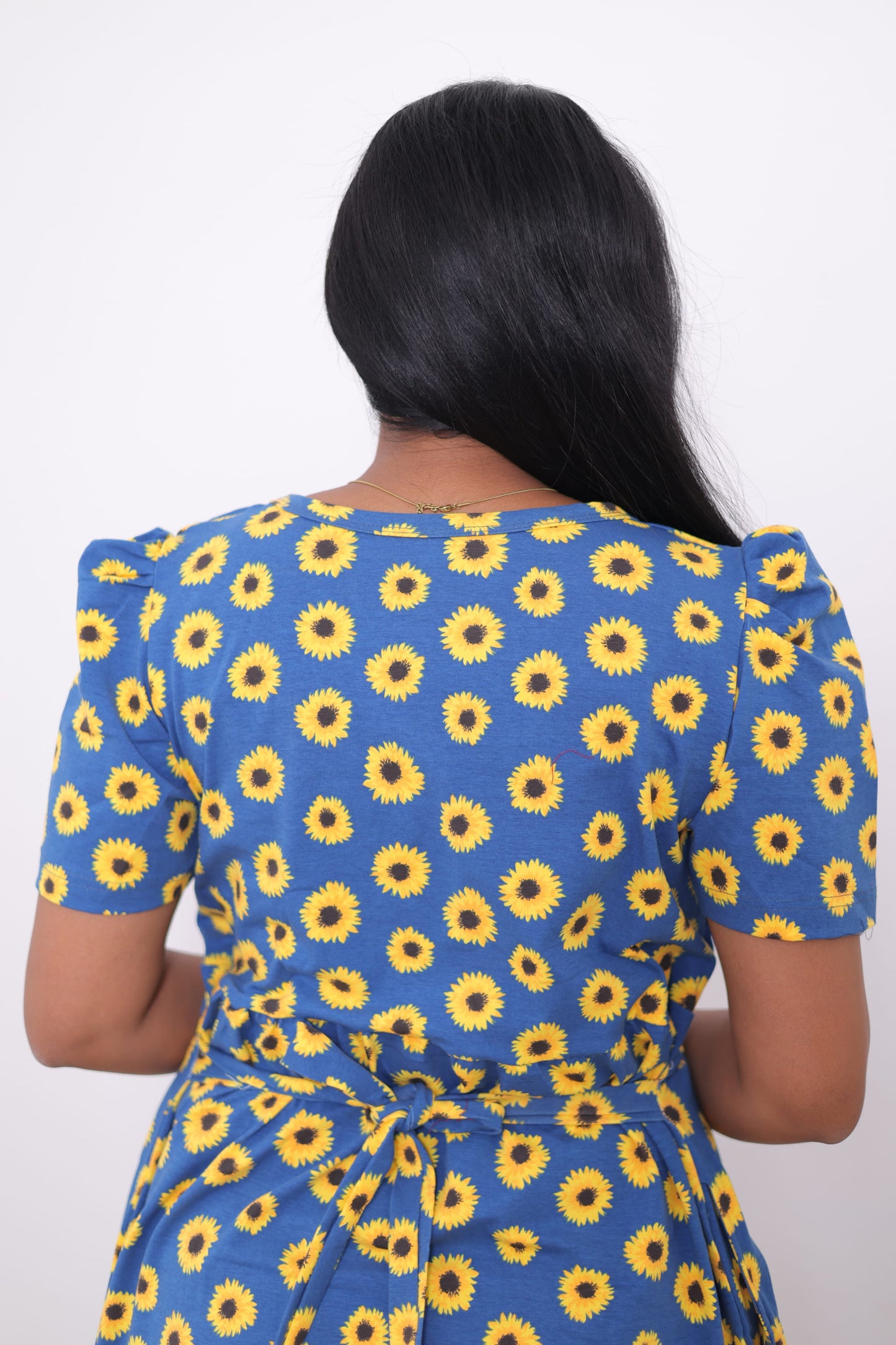 Sun Flower| Zipless Maternity Maxi | Calf Length