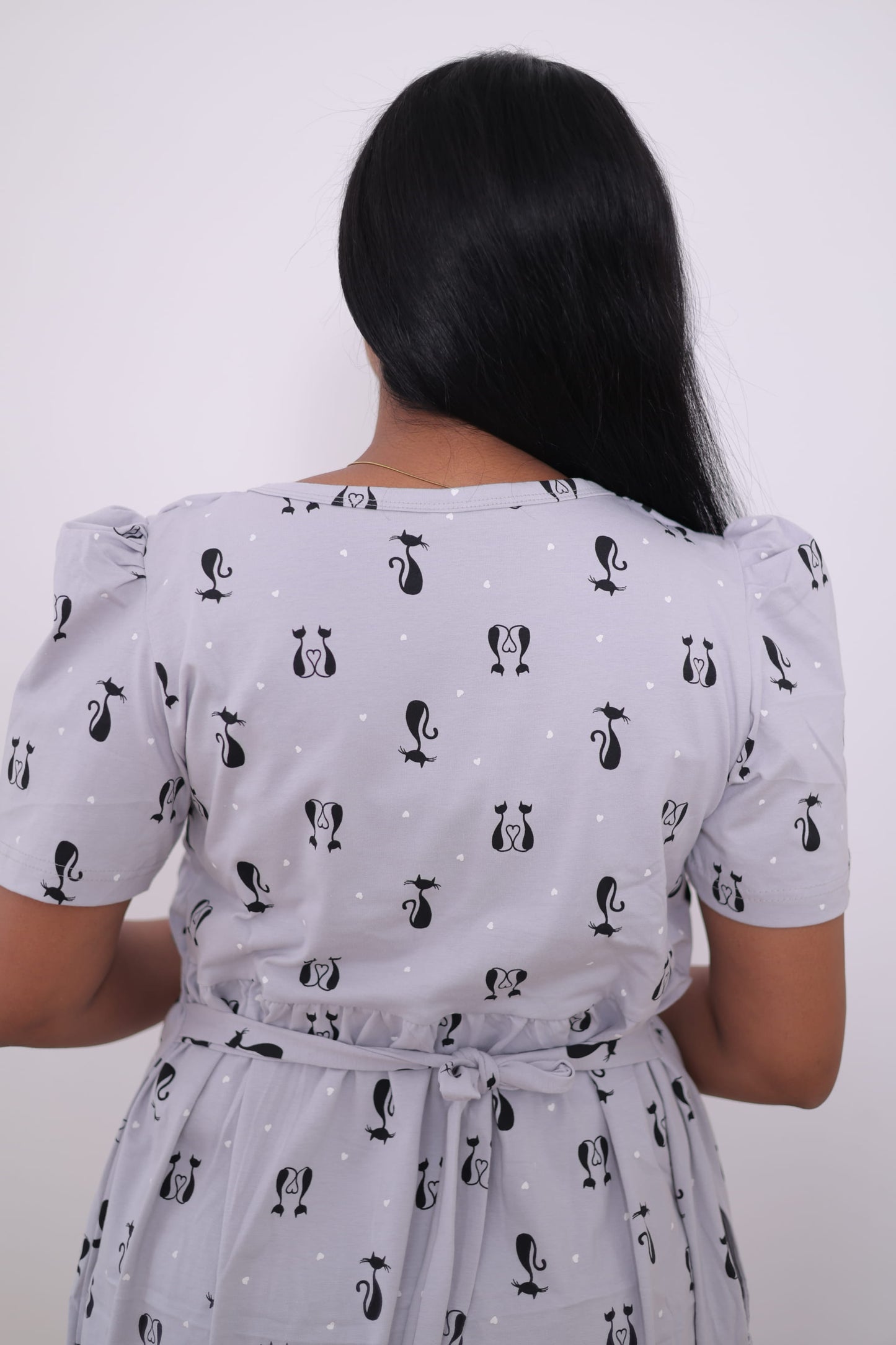 Meowww | Zipless  Maternity Maxi | Calf Length