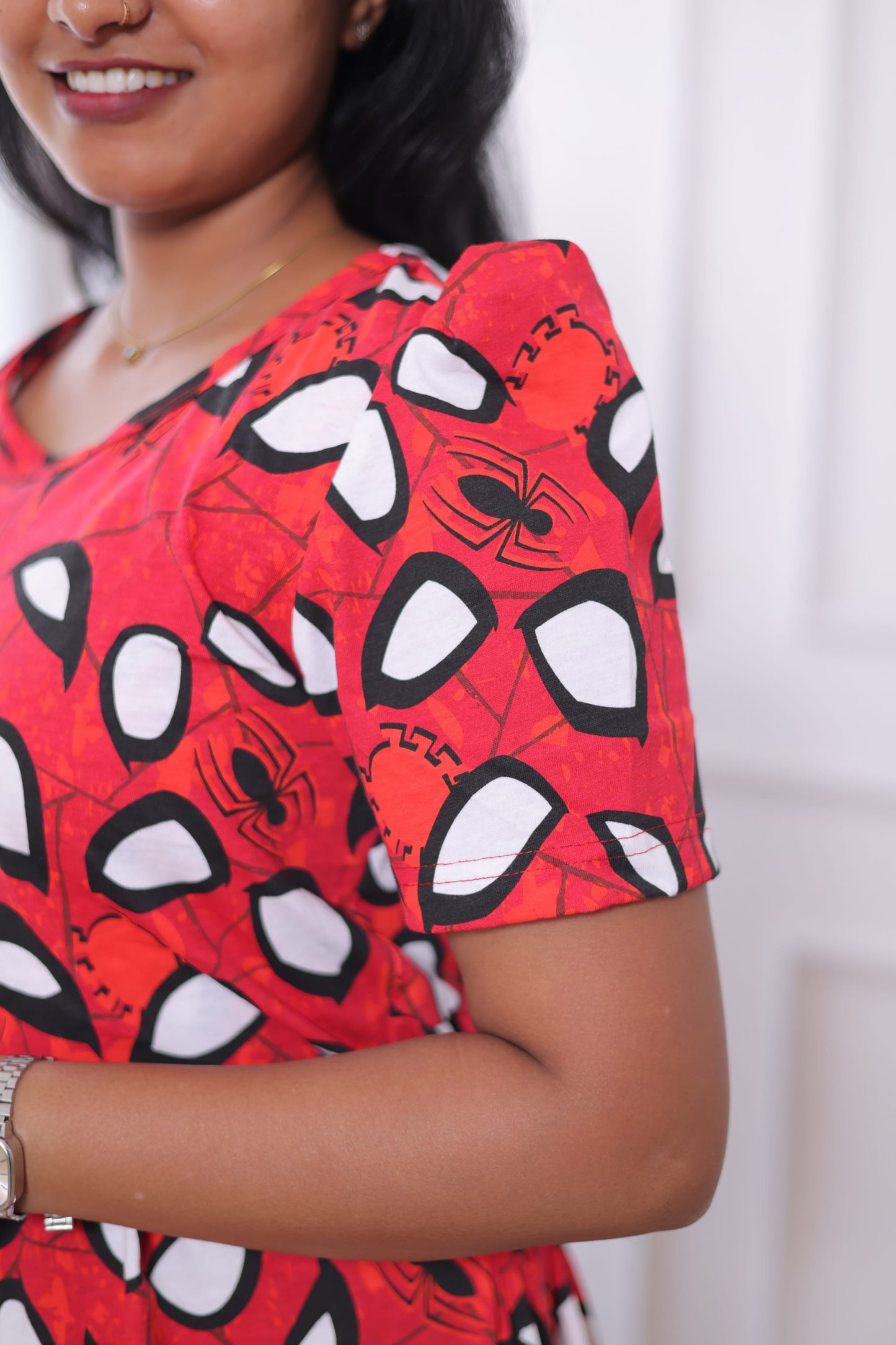 Spider Eye | Zipless Maternity Maxi | Calf Length