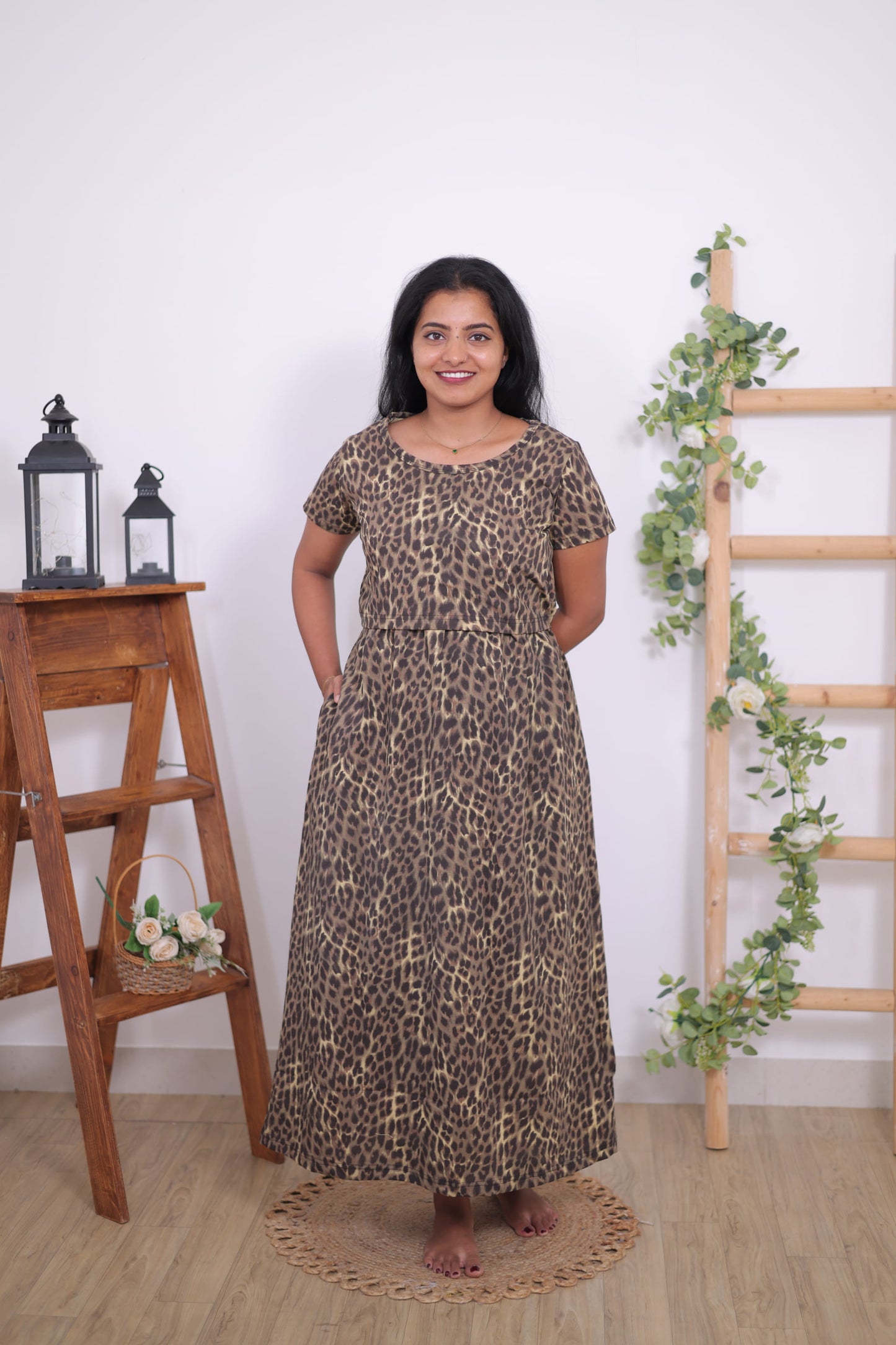 River Run | Zipless Maternity Maxi |Full Length