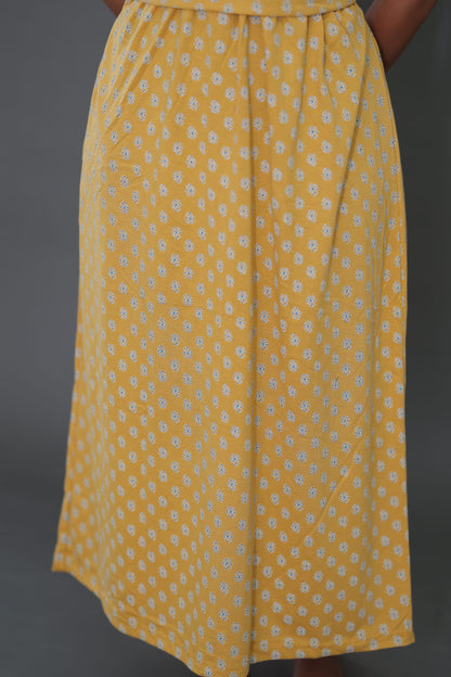 Yellove Floral | Zipless Maternity Maxi | Full Length