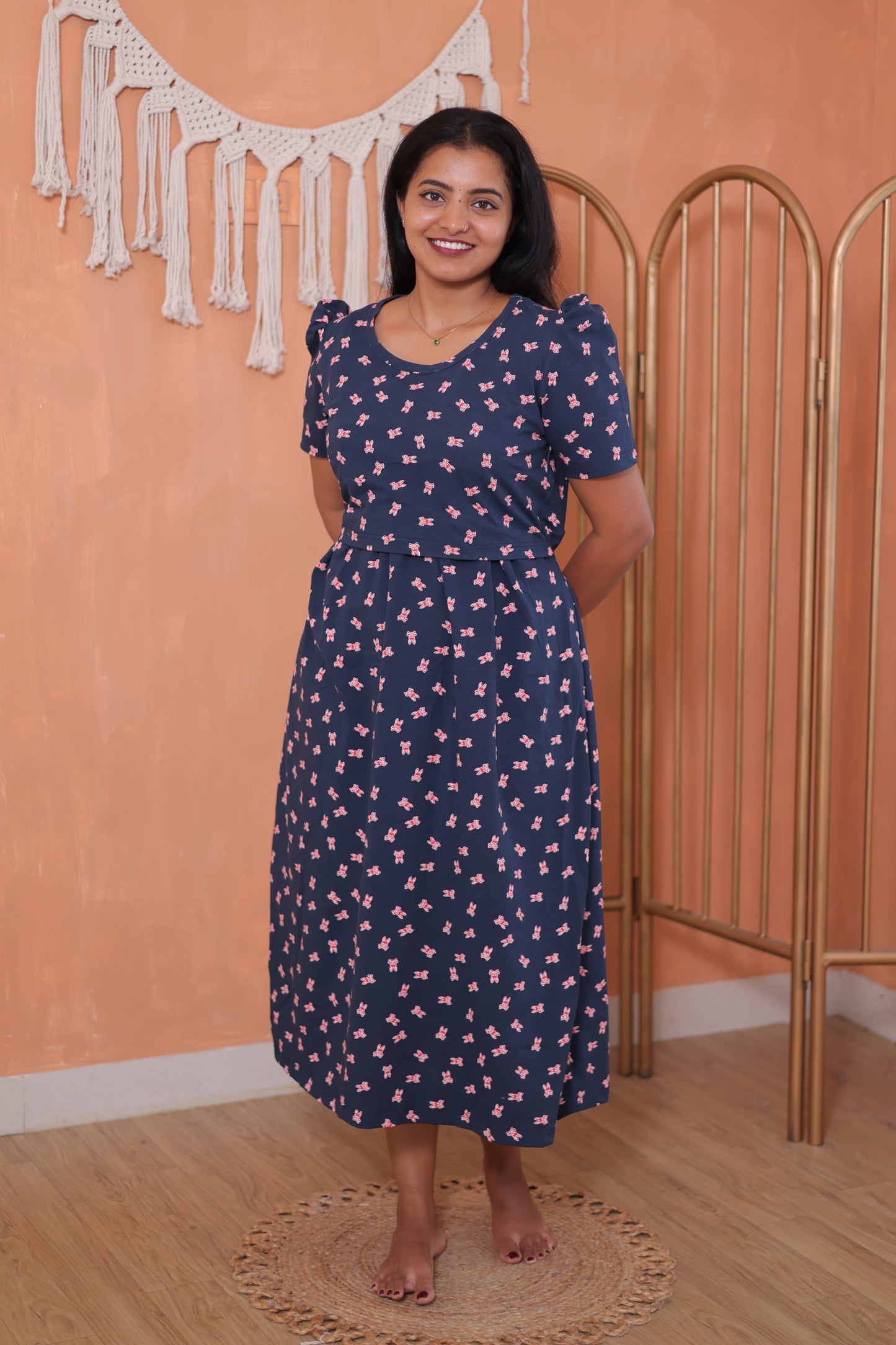 Skyward | Zipless Maternity Maxi | Calf Length