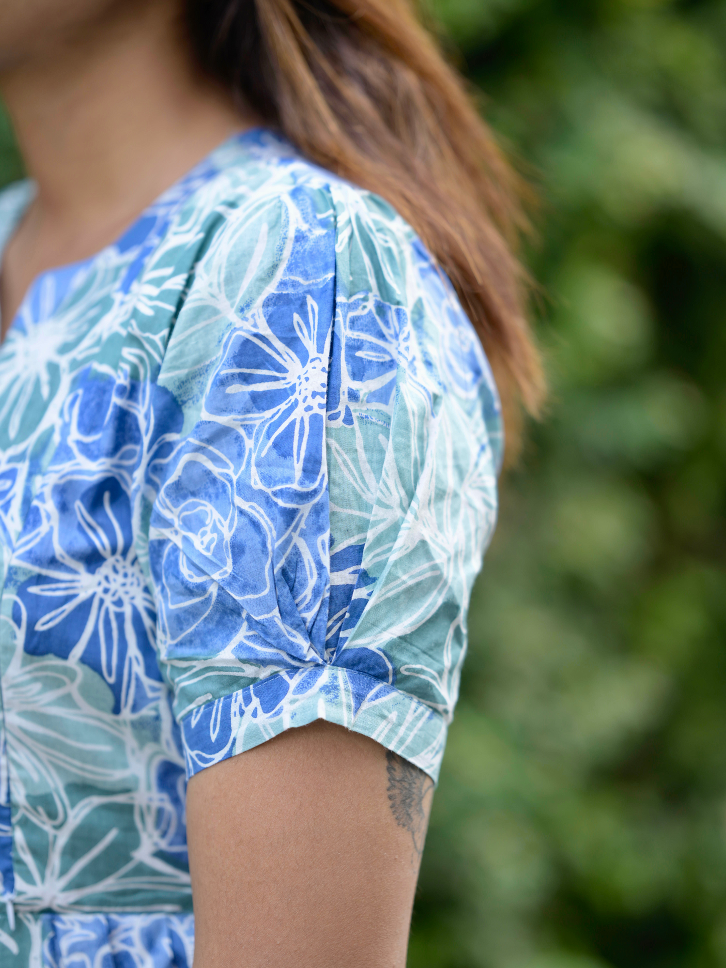 Teal Blue | Zip Maxi