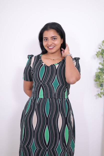 Yellove | Zipless Maternity Maxi  | Calf Length